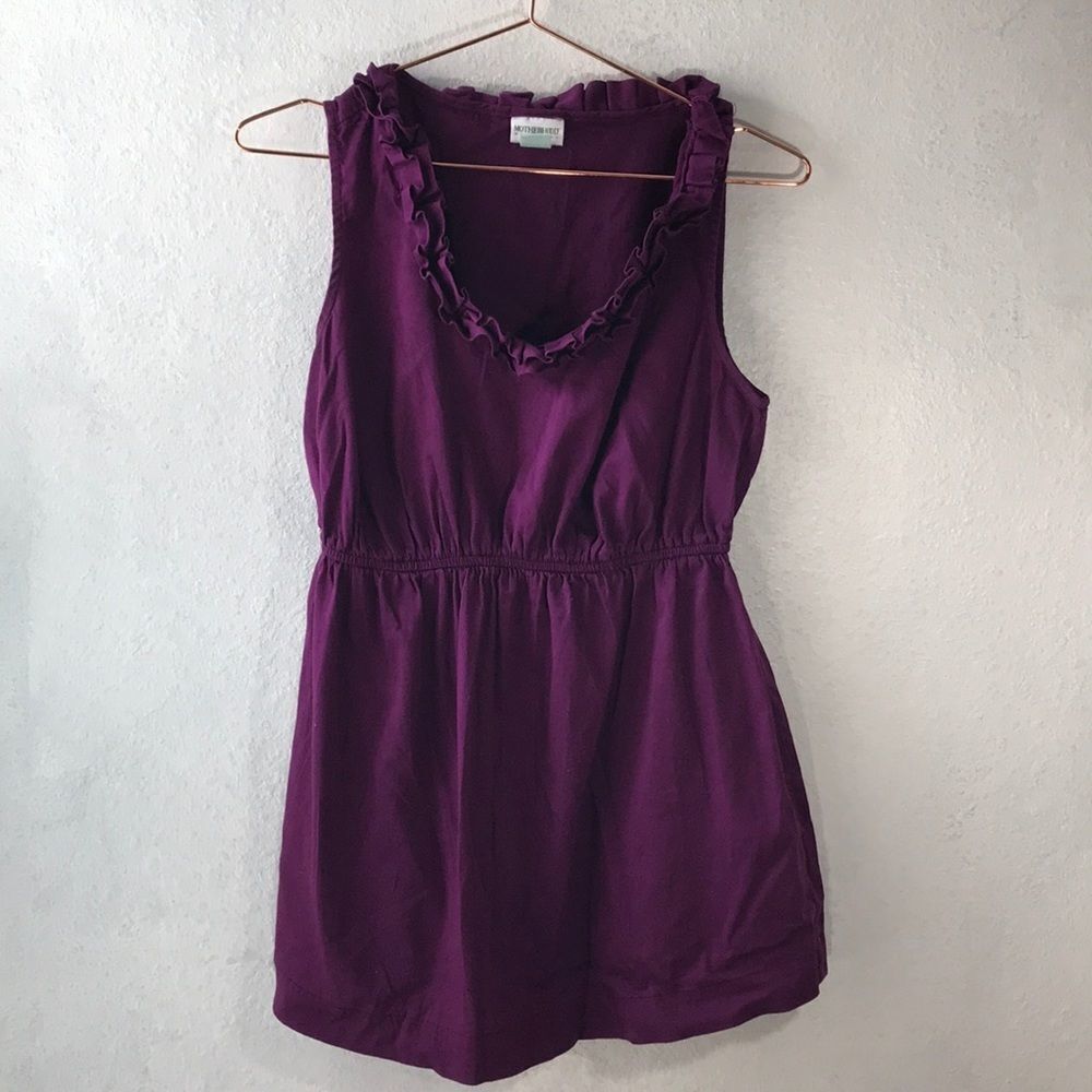 ‎Motherhood maternity purple blouse